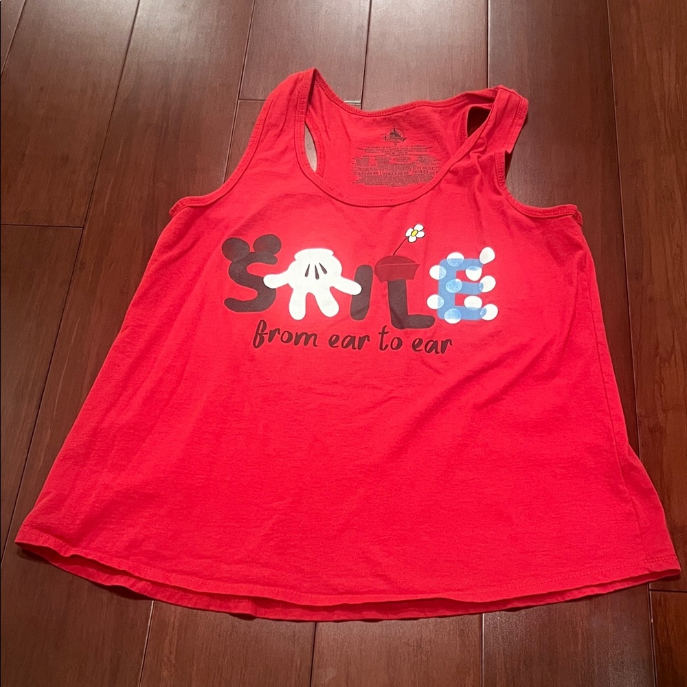 Disney Store Minnie Mouse “Smile” Tank Top